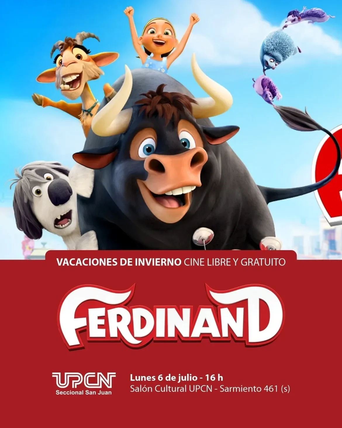 Vacaciones de Invierno: "Ferdinand"