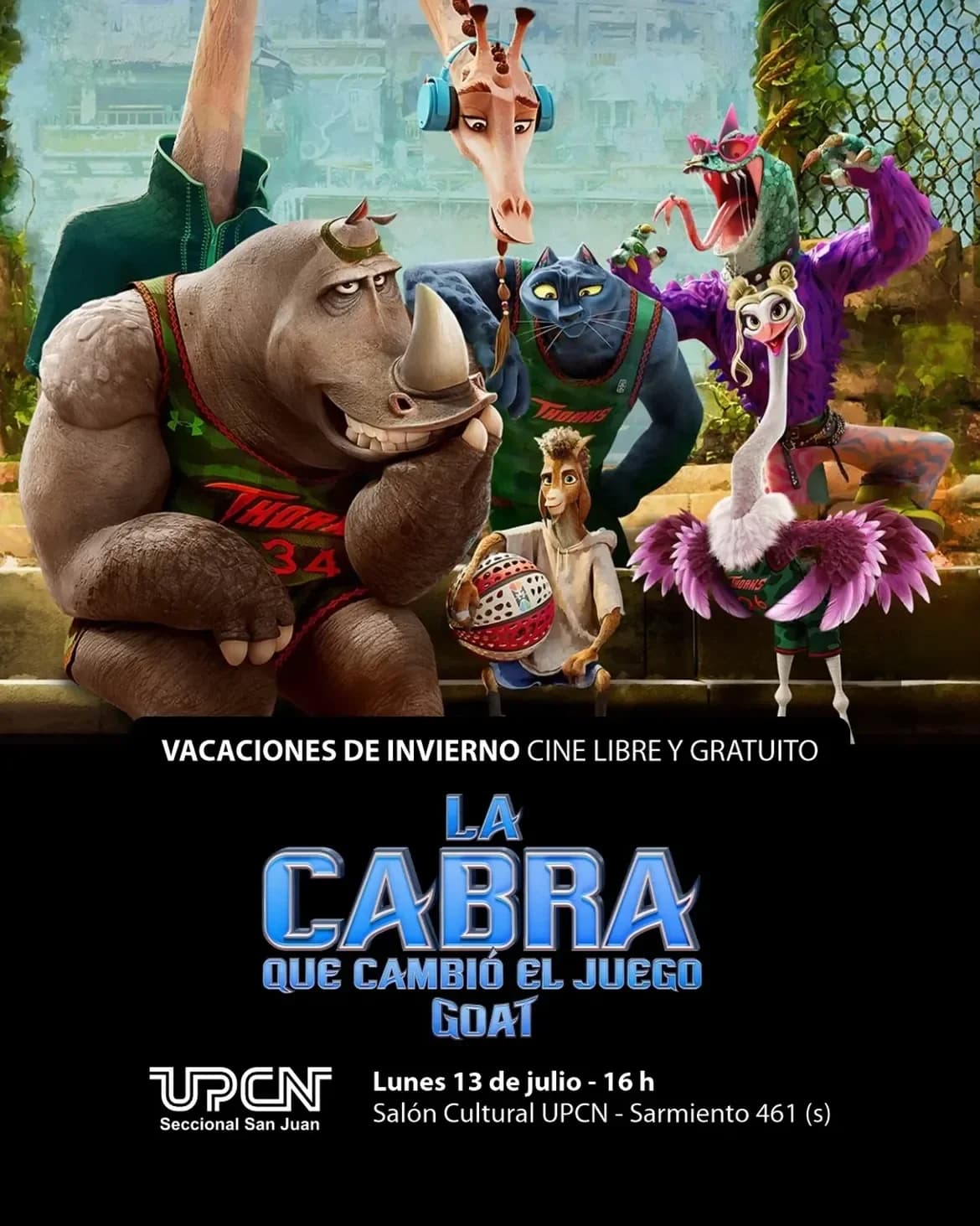 Vacaciones de Invierno: "Goat: La Cabra que Cambio el Juego"