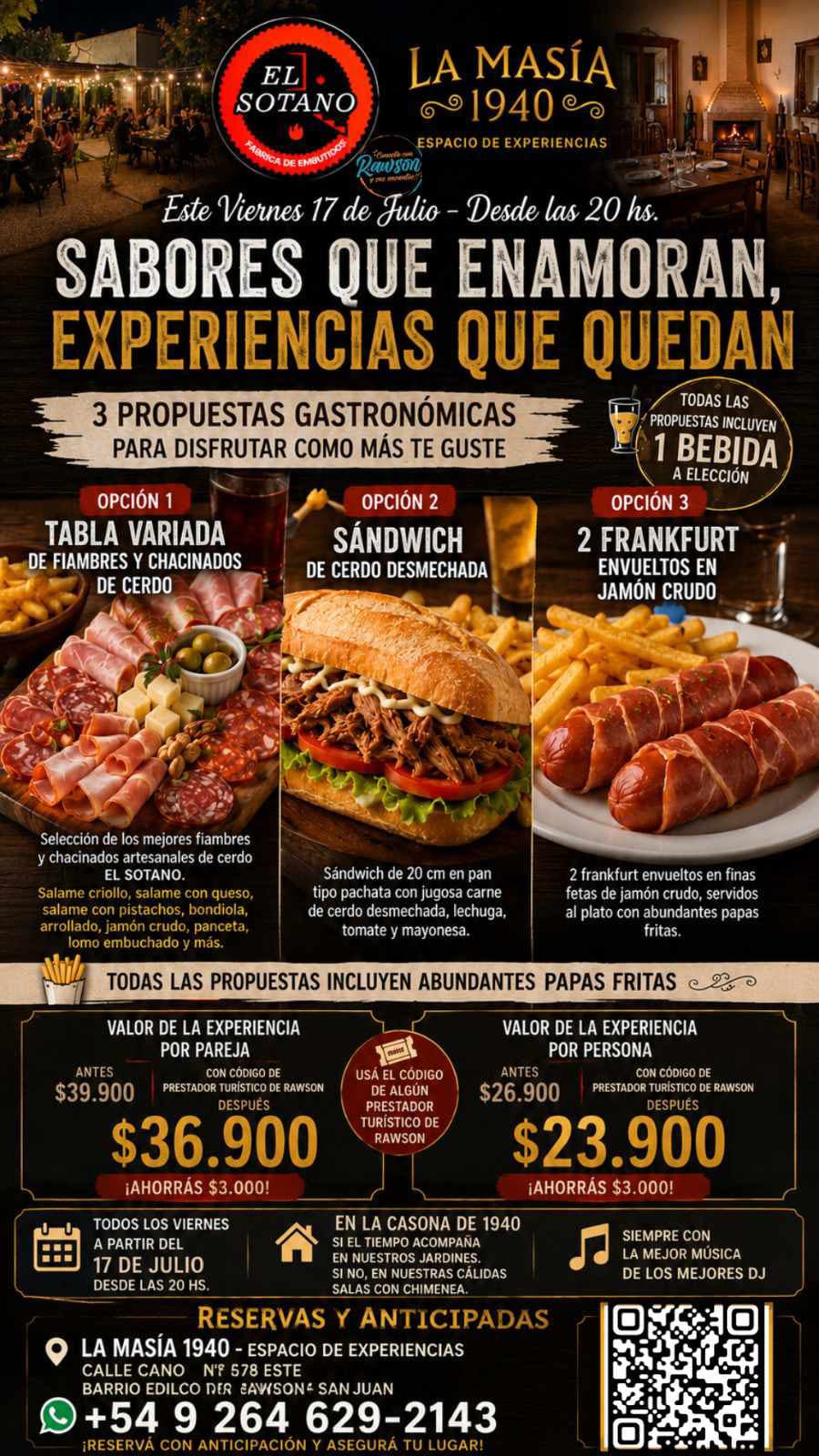 Sabores que Enamoran, Experiencias que Quedan