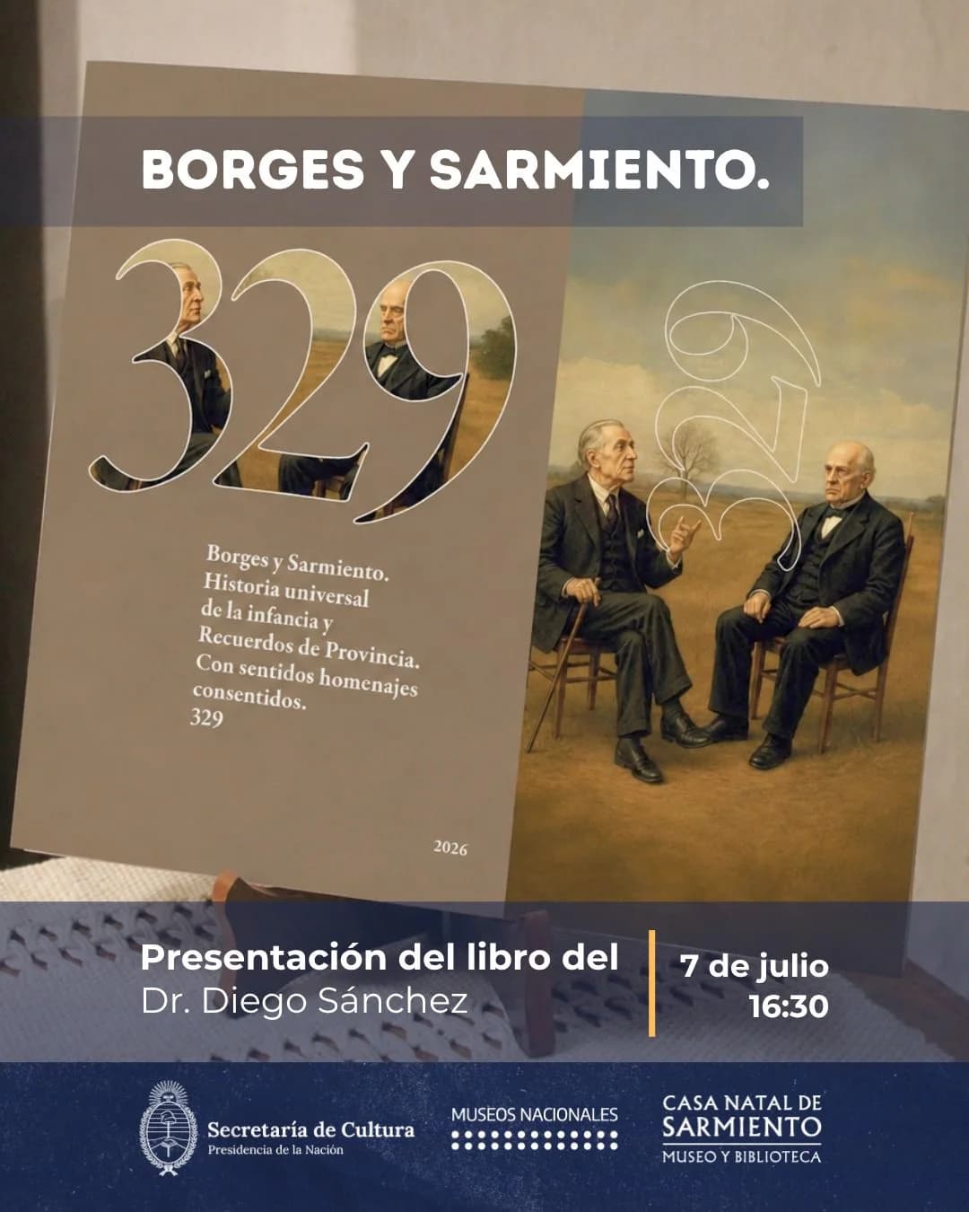 Presentacion del Libro: "Borges y Sarmiento"