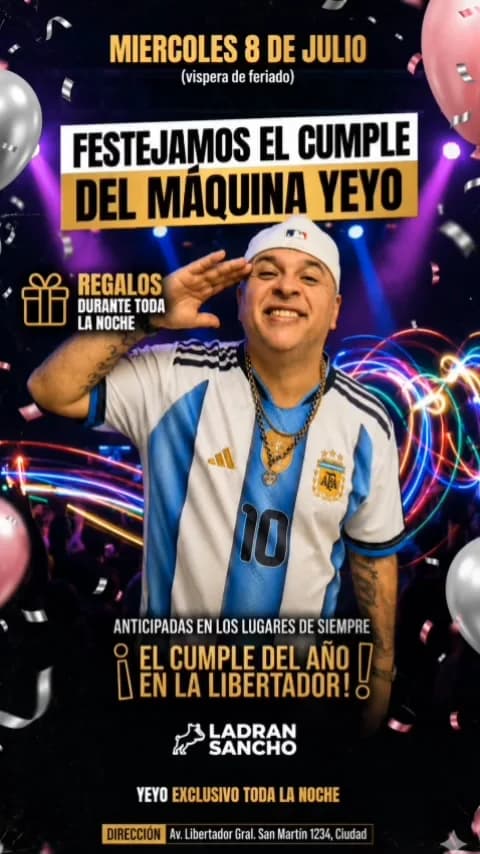 Festejamos el Cumple de El Yeyo