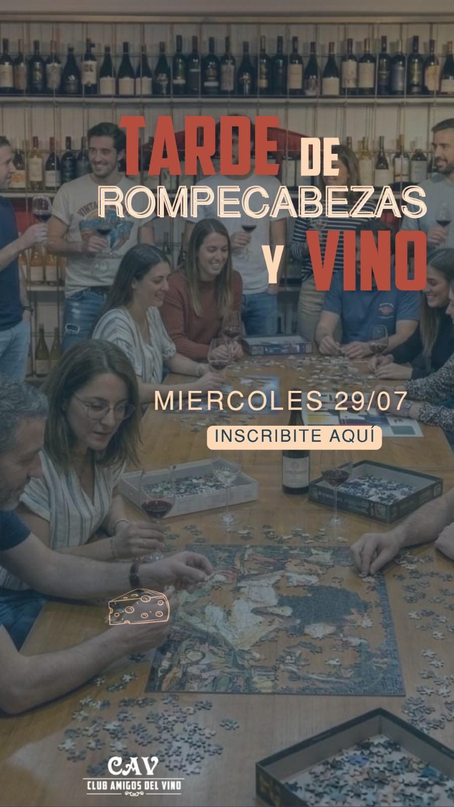 Rompecabezas y Vino — Gastronomía