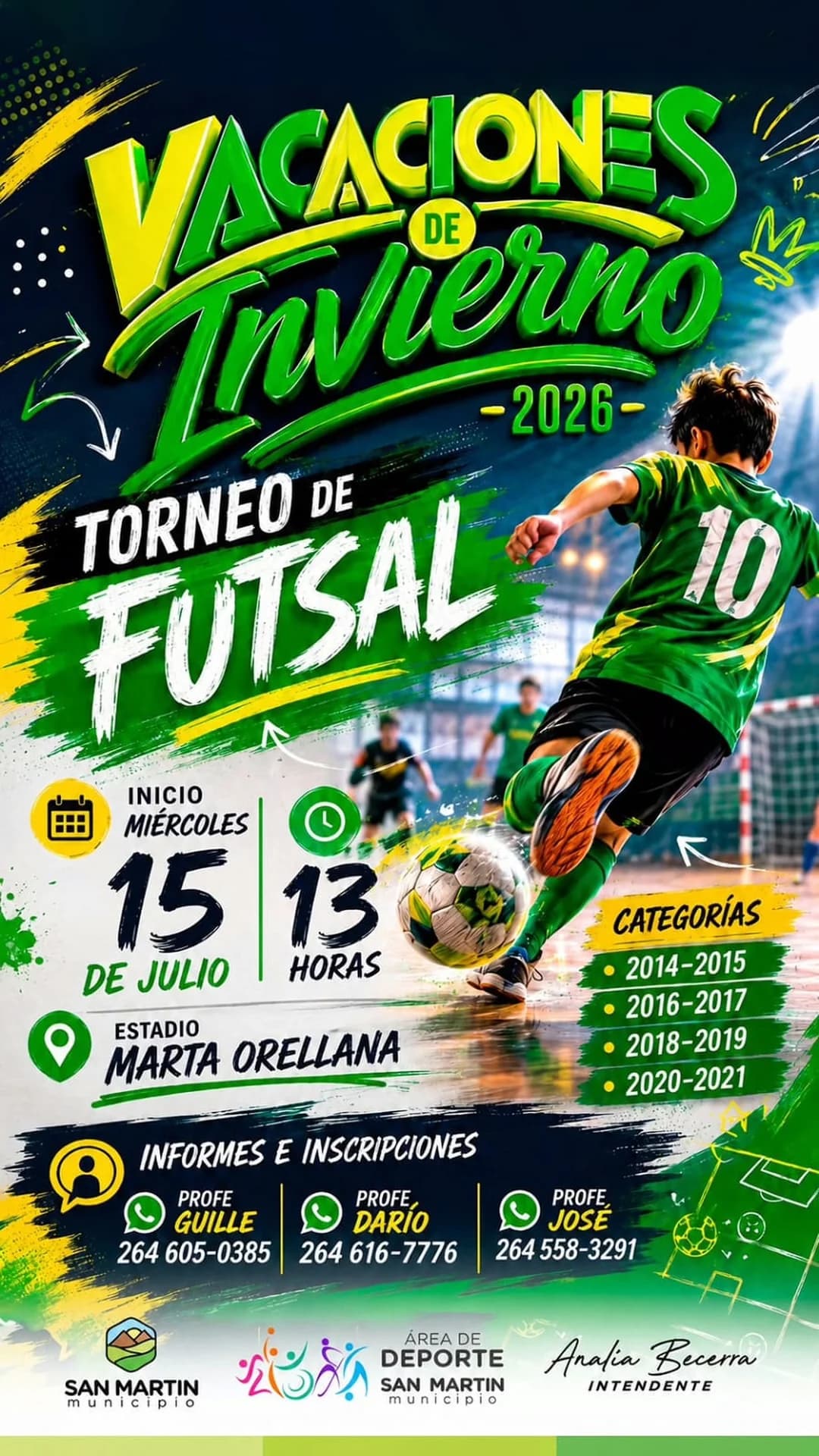 Vacaciones de Invierno - Torneo de Futsal