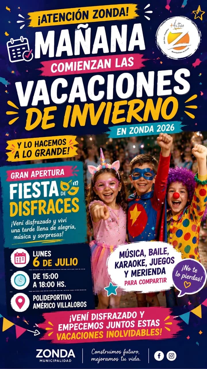 Vacaciones de Invierno - Fiesta de Disfraces