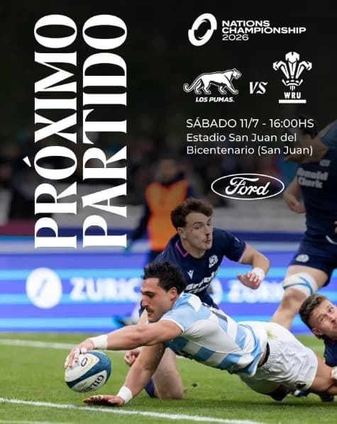 Nations Championship - Los Pumas vs Gales