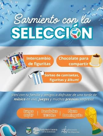 Sarmiento con la Seleccion
