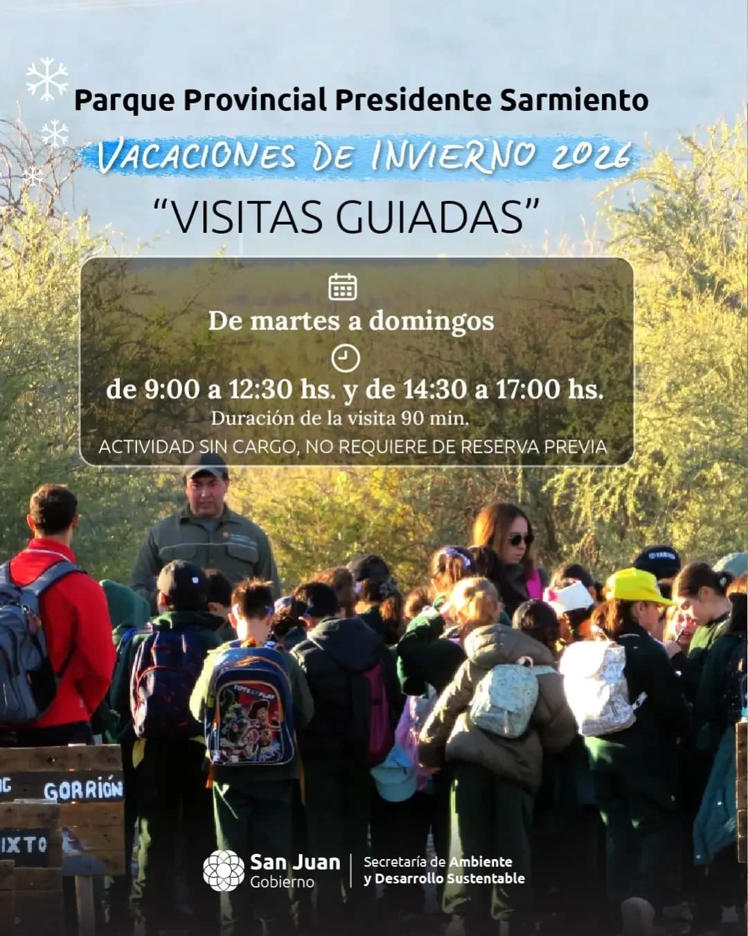 Vacaciones de Invierno 2026 - Visitas Guiadas