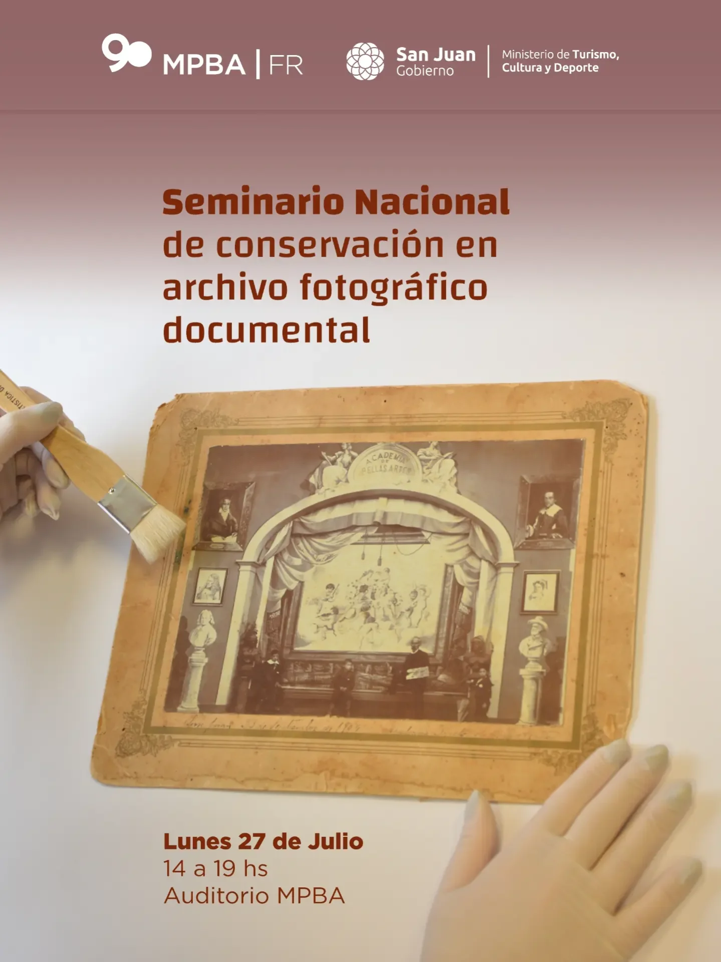 Seminario Nacional de Conservacion en Archivo Fotografico Documental — Conferencias