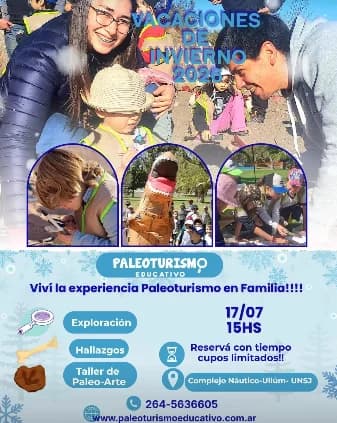 Vacaciones de Invierno 2026 - Paleoturismo Educativo
