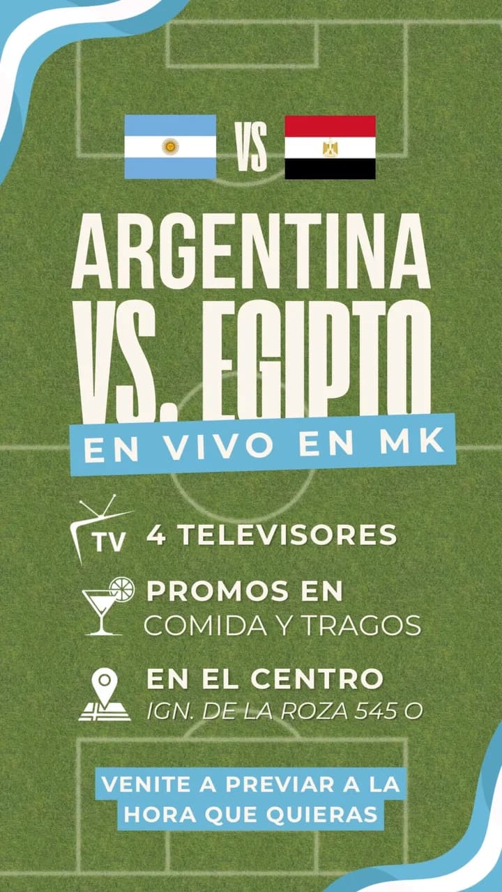 Argentina vs Egipto