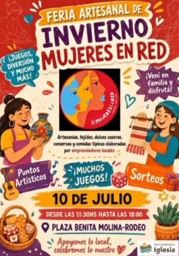 Feria Artesanal de Invierno Mujeres en Red