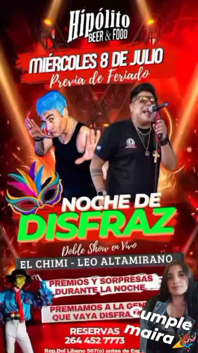 Noche de Disfraz
