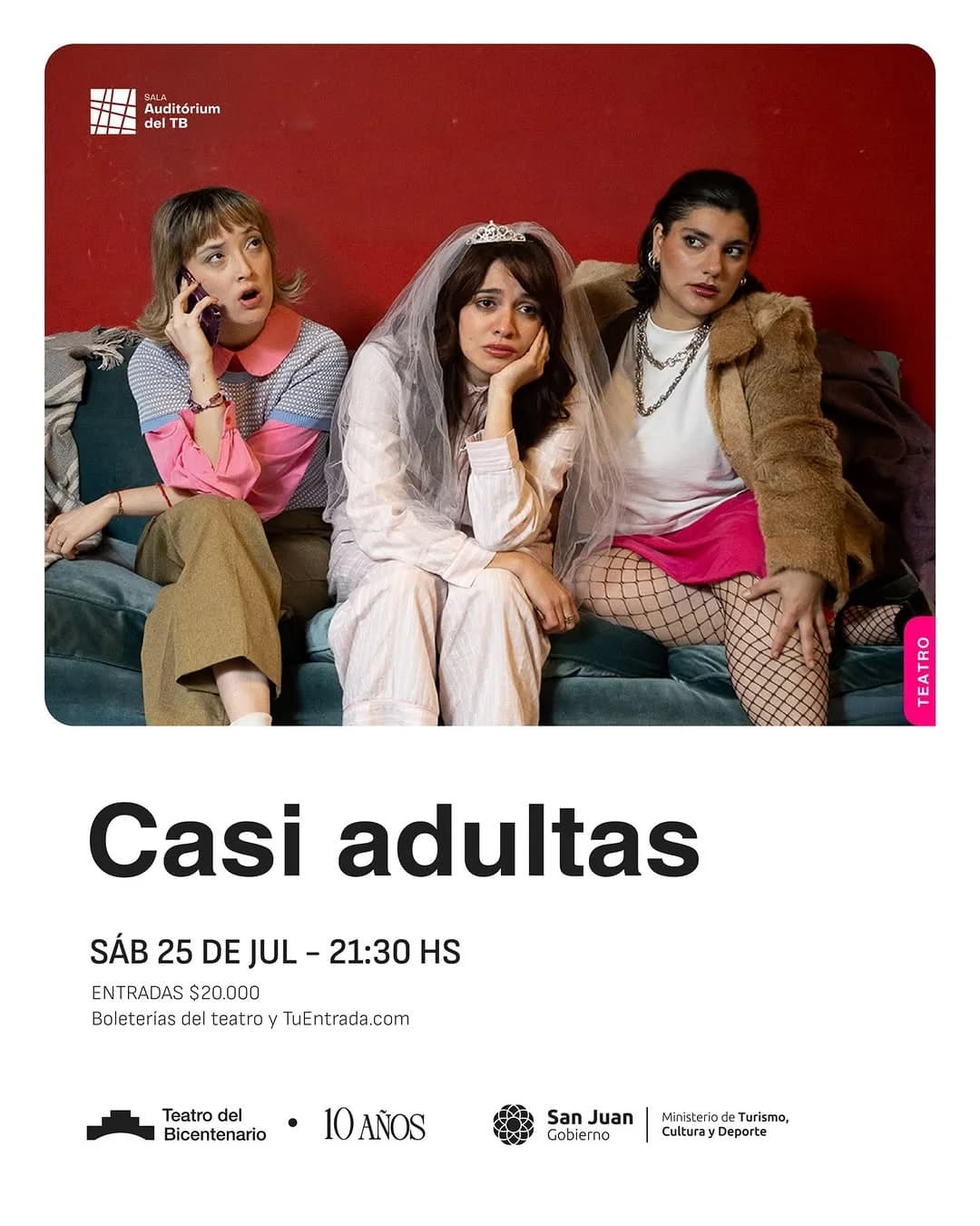 Casi adultas — Teatro
