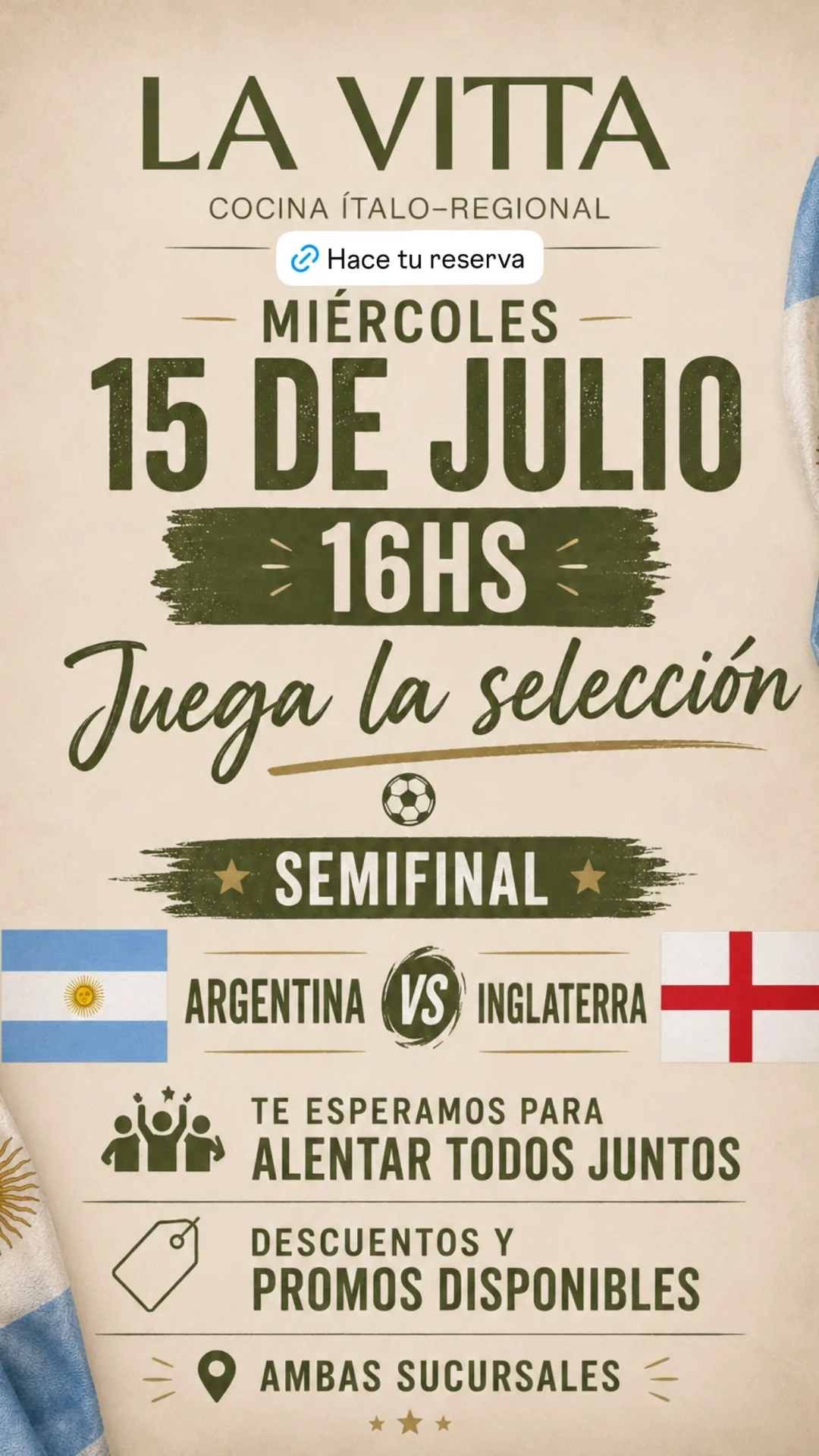 Argentina vs Inglaterra
