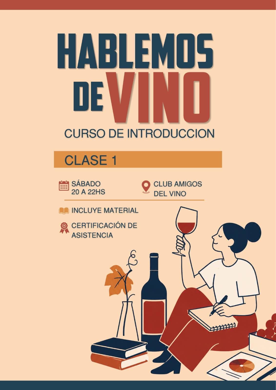 Hablemos de Vino - Curso de Introduccion — Gastronomía