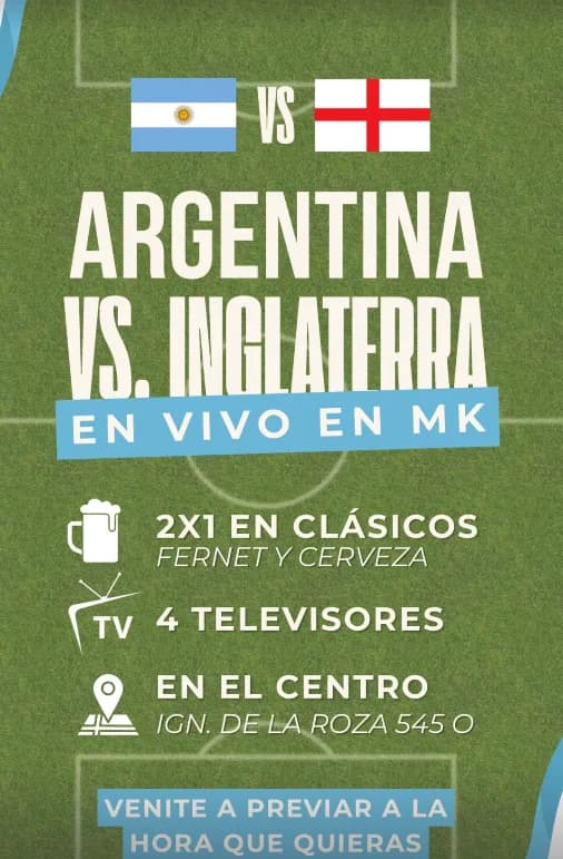Argentina vs Inglaterra