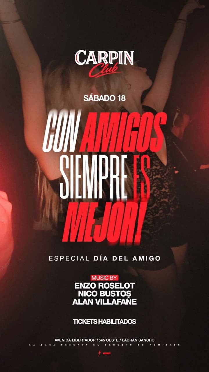 Con Amigos Siempre es Mejor — Fiestas