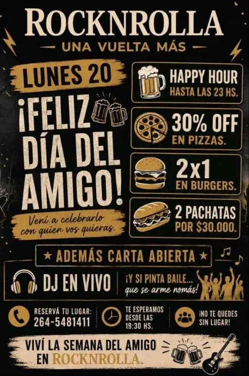 ¡Feliz Dia del Amigo! — Bares