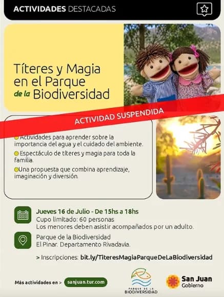 Suspendido > Titeres y Magia