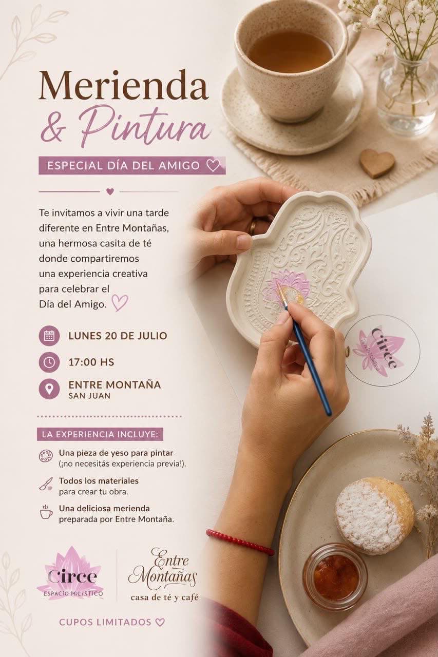 Merienda & Pintura - Especial Dia del Amigo