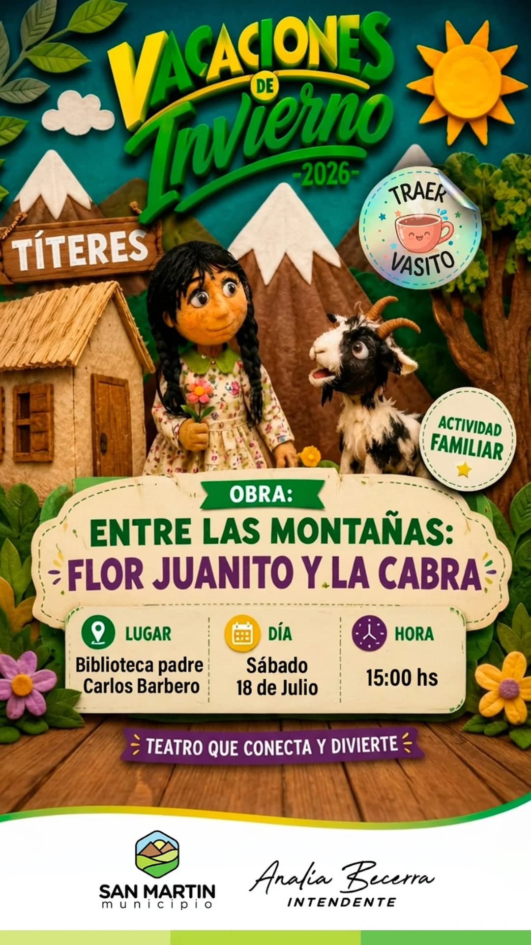 Entre las Montañas: Flor, Juanito y La Cabra