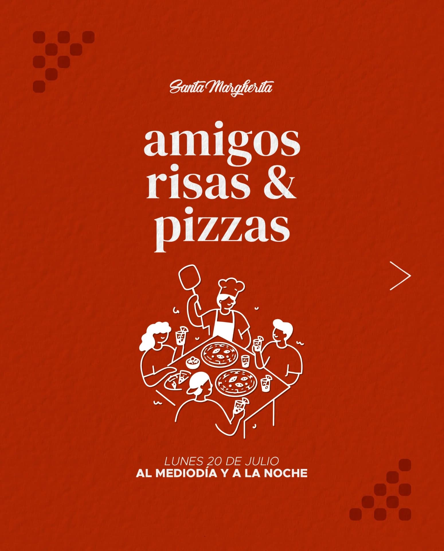 Amigos, Risas & Pizzas