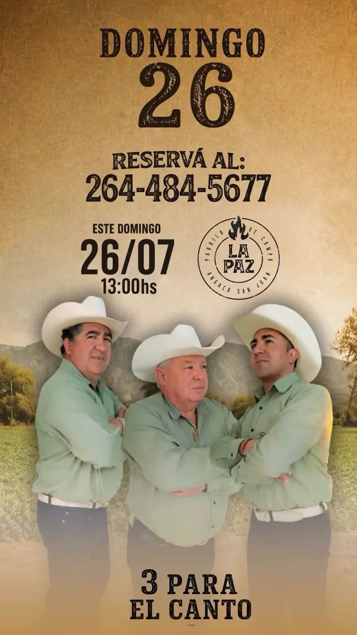 3 Para el Canto