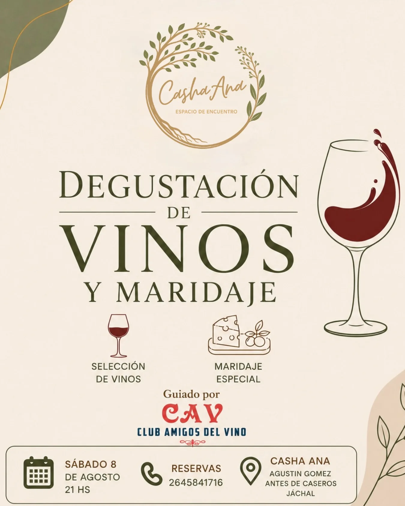 Degustación de Vinos y Maridaje