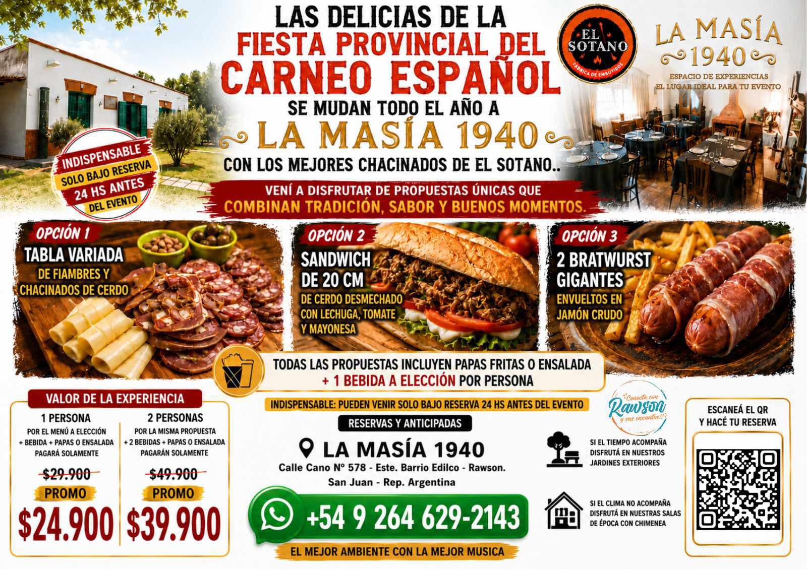 Las Delicias de la Fiesta Provincial del Carneo Español