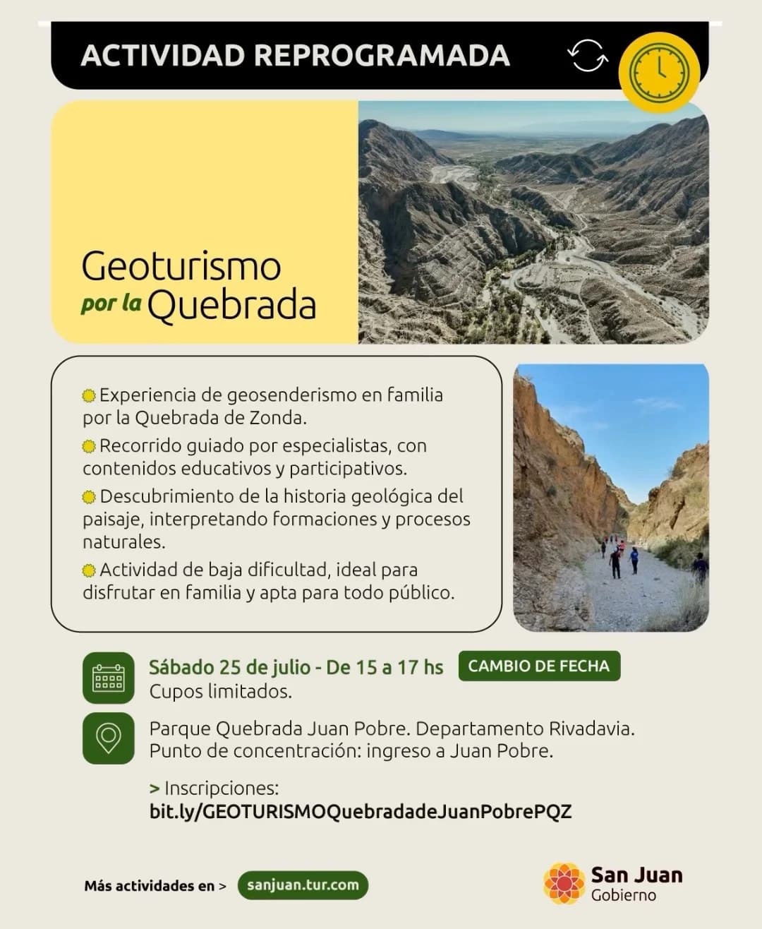 Geoturismo por la Quebrada