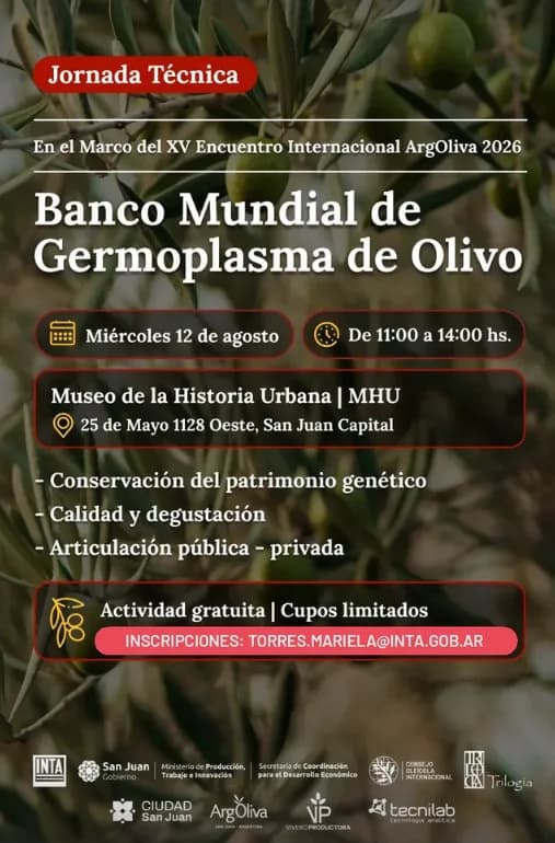 Jornada Tecnica Banco Mundial de Germoplasma de Olivo — Conferencias