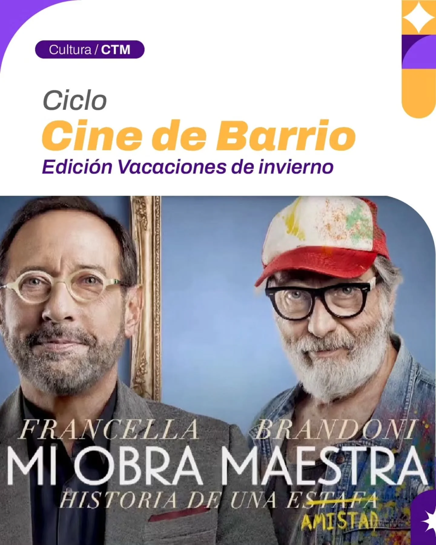 Ciclo Cine de Barrio: "Mi Obra Maestra"