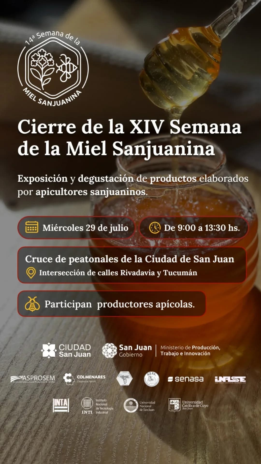 Cierre de la XIV Semana de la Miel Sanjuanina