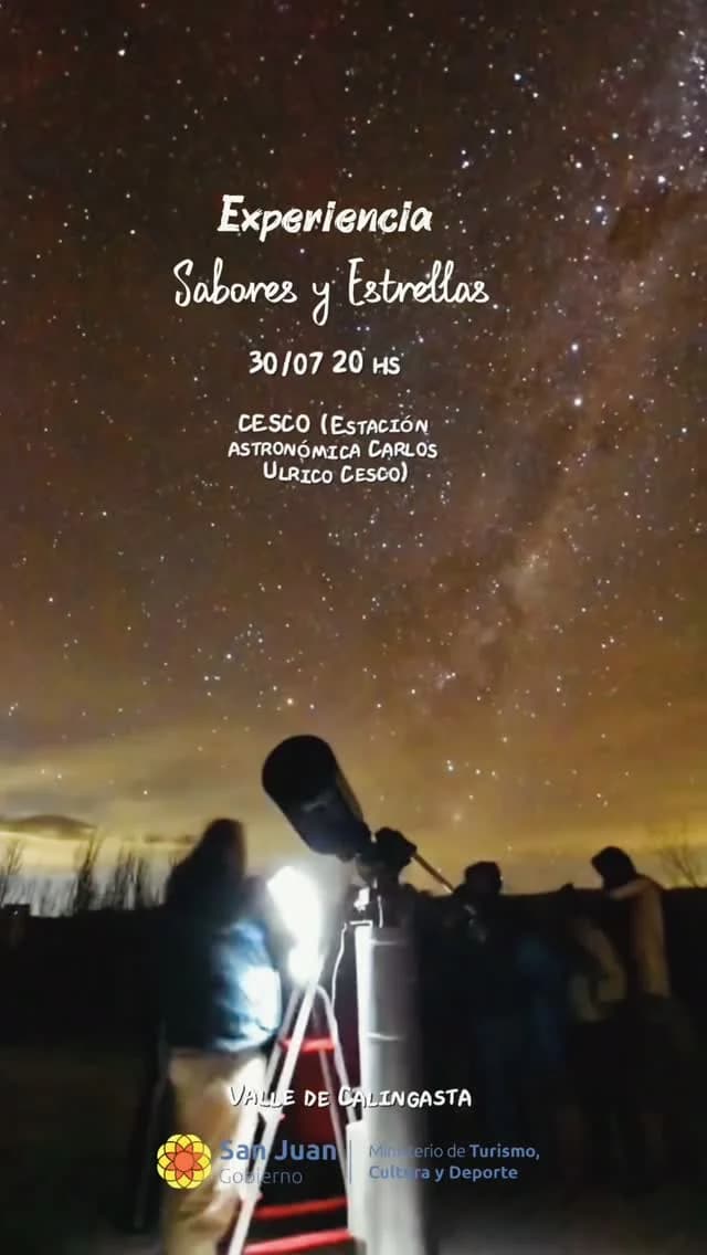 Experiencia Sabores y Estrellas