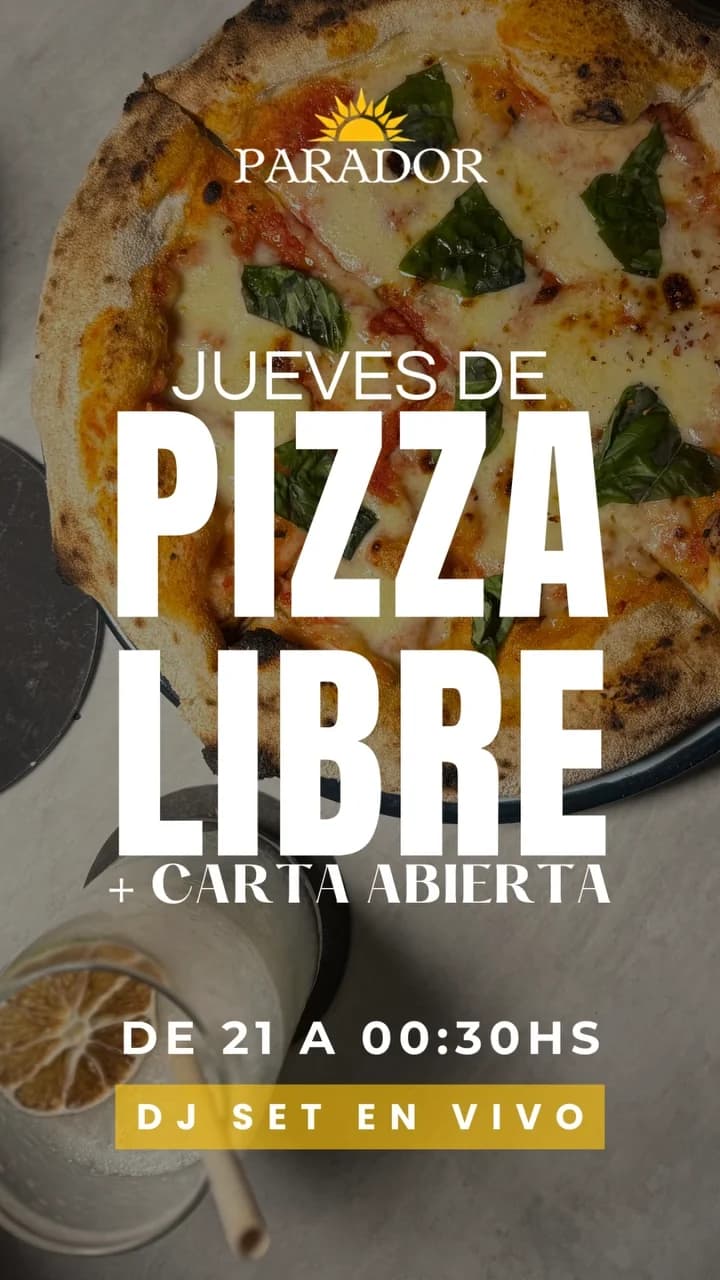 Jueves de Pizza Libre