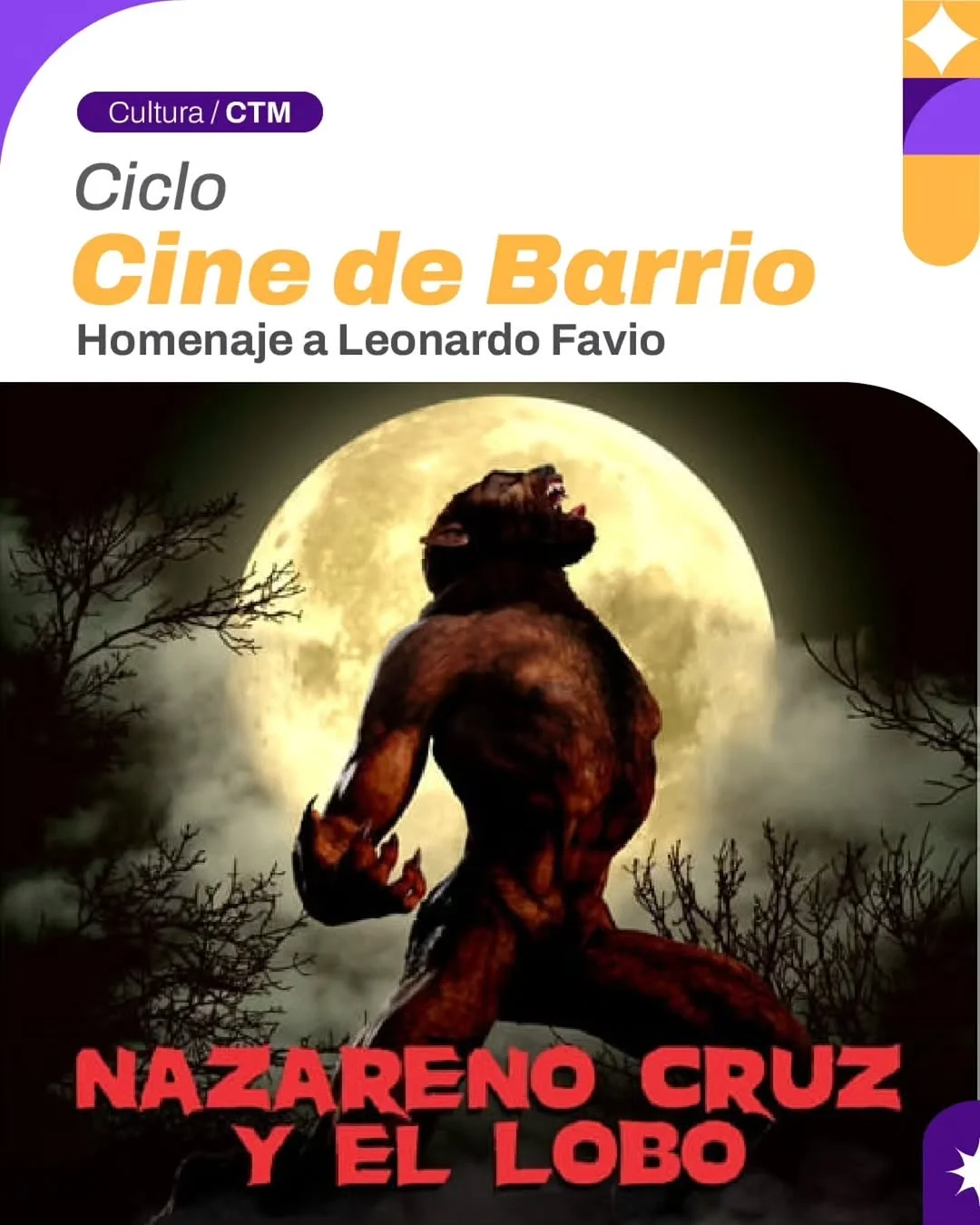 Ciclo Cine de Barrio: "Nazareno Cruz y el Lobo"