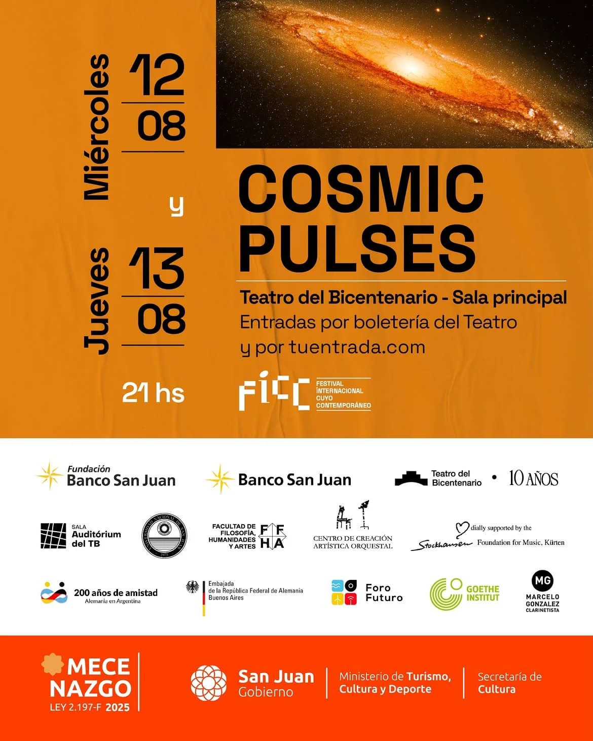 Festival Cuyo Contemporaneo - Cosmic Pulses — Música