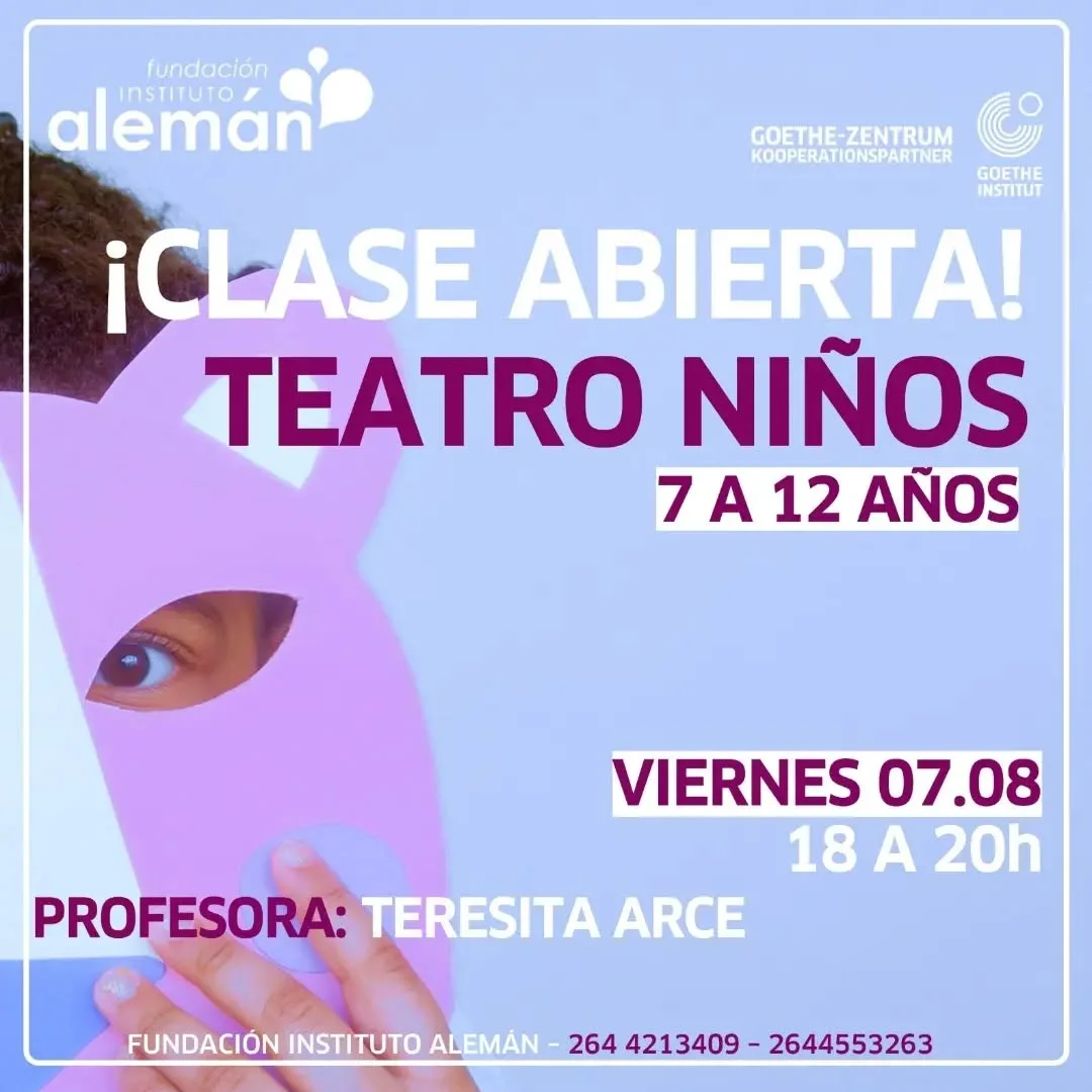 Clase Abierta de Teatro para Niños