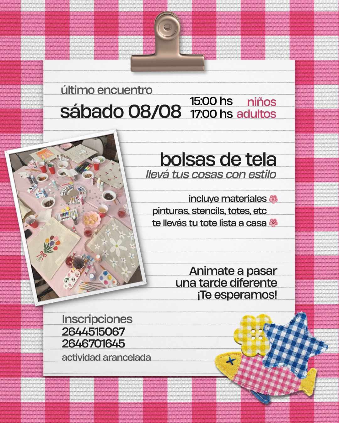 Club de Hobbies - Pintado de Totebags