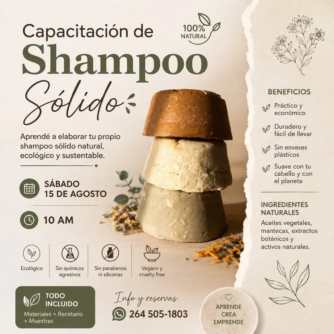 Capacitacion de Shampoo Solido