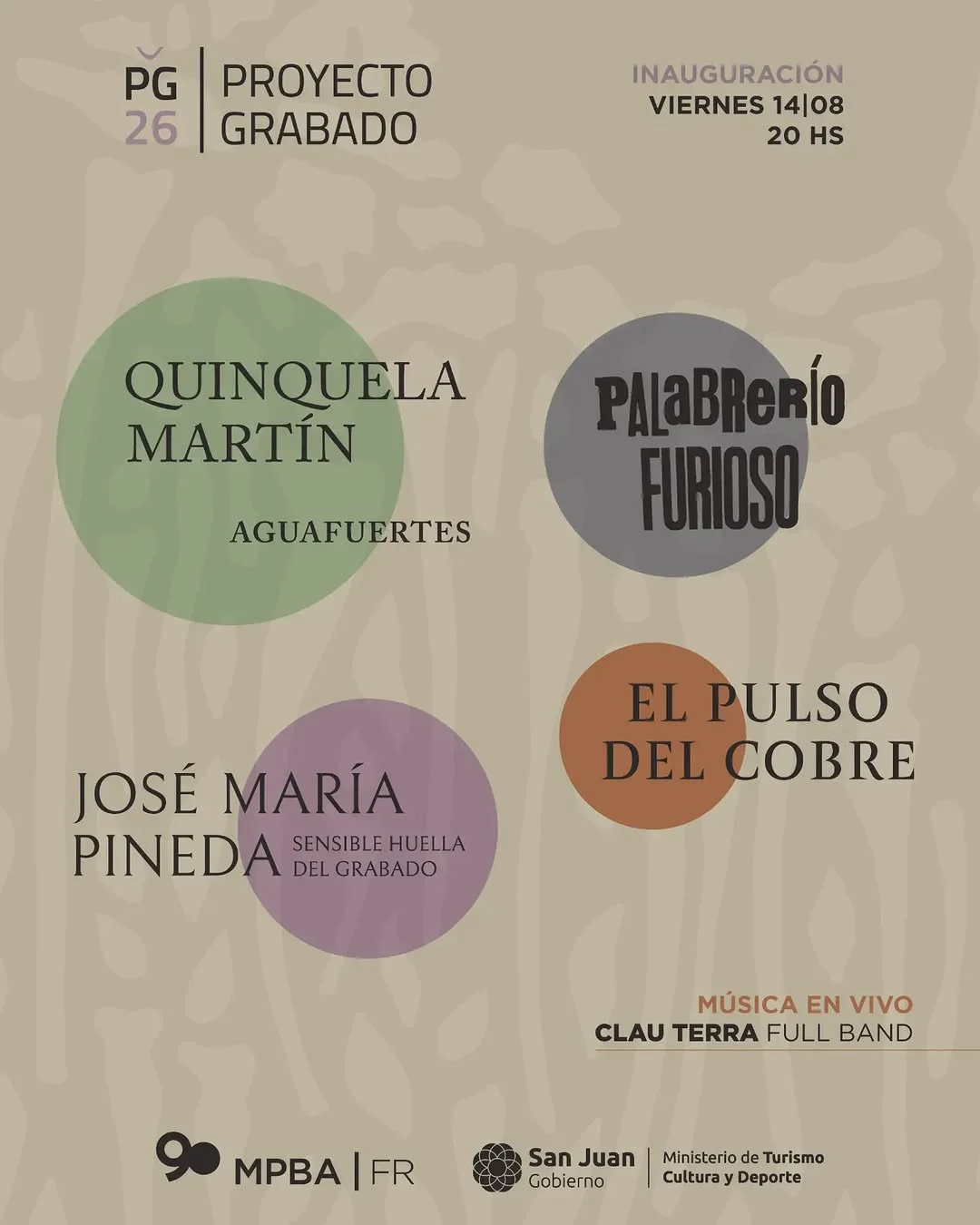 Proyecto Grabado 2026 — Exposiciones