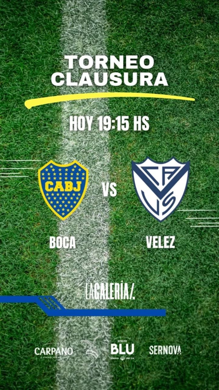Boca Juniors vs Velez Sarsfield