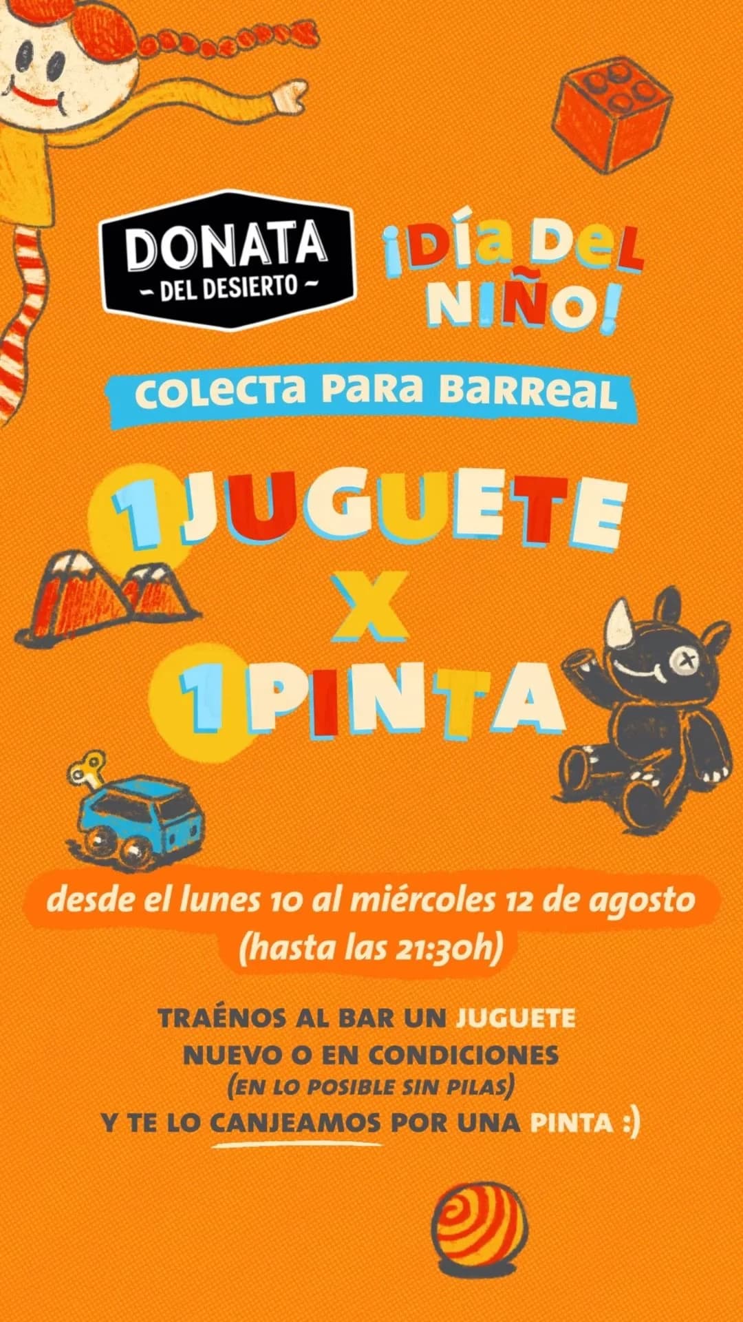 ¡Dia del Niño! Colecta para Barreal