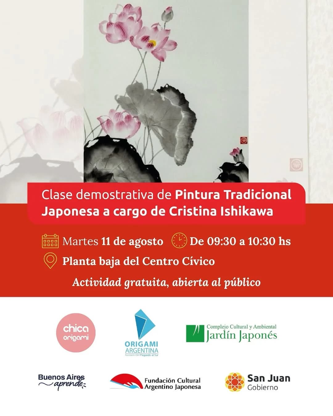 Clase Demostrativa de Pintura Tradicional Japonesa — Conferencias