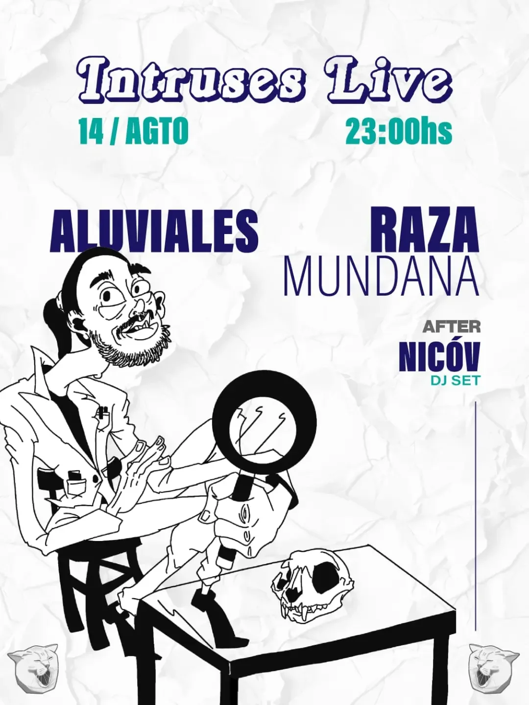 Intruses Live: Aluviales y Raza Mundana