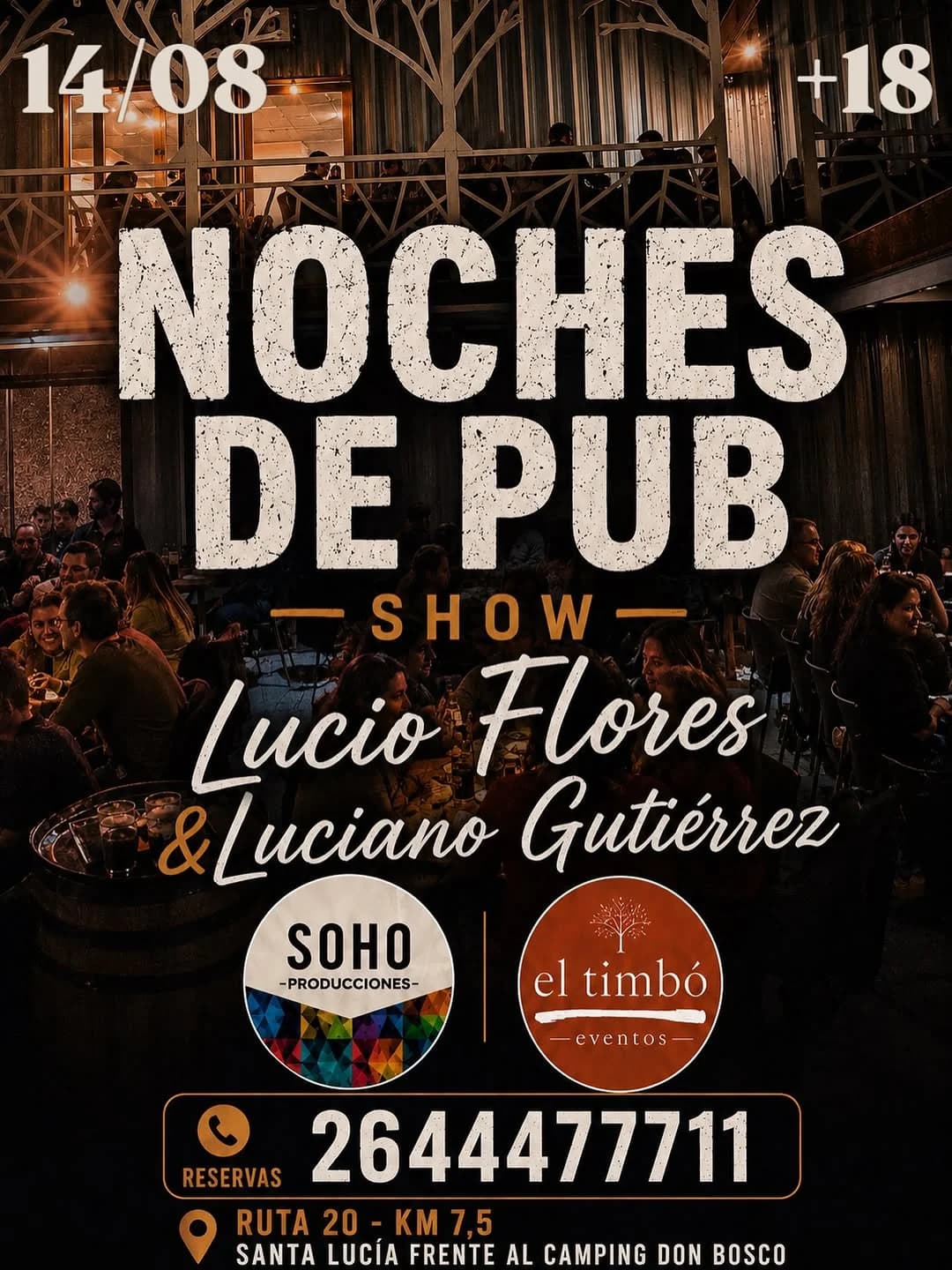 Noches de Pub: Lucio Flores & Luciano Gutierrez