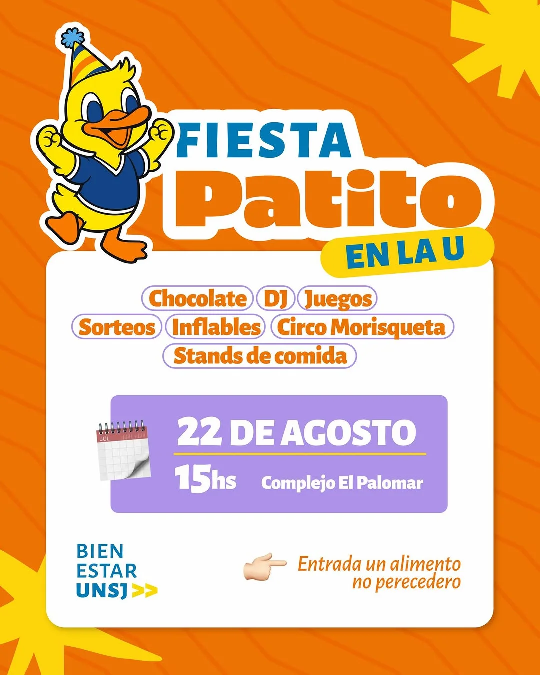 Fiesta Patito En la U