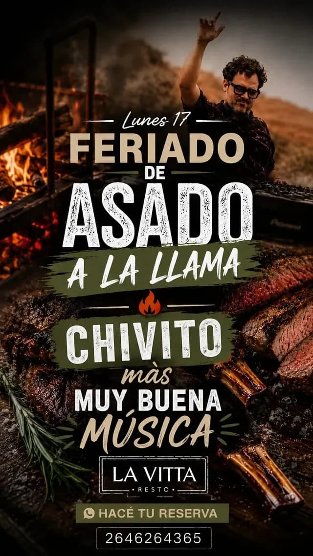 Feriado de Asado a la Llama