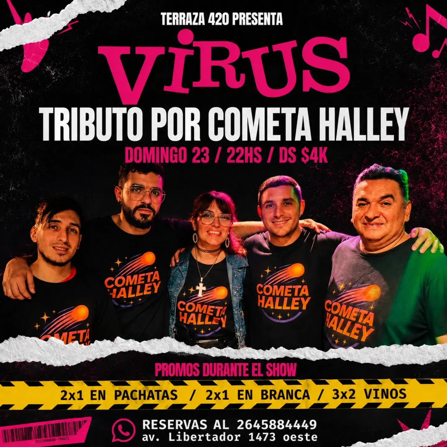 Cometa Halley - Tributo a Virus