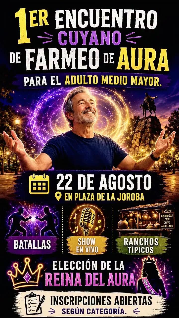 1er Encuentro Cuyano de Farmeo de Aura para el Adulto Mayor Medio